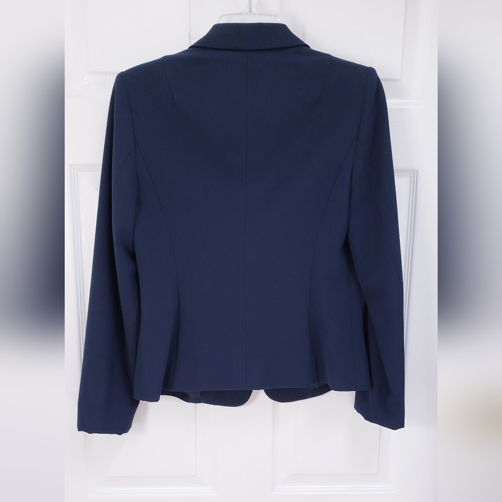 Anne Klein Blazer- Navy Blue - Picture 3 of 7